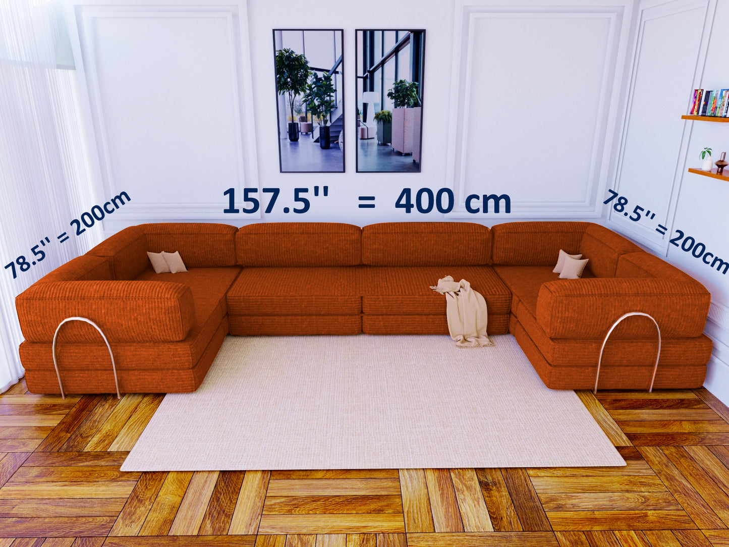 Convertible Floor Sofa