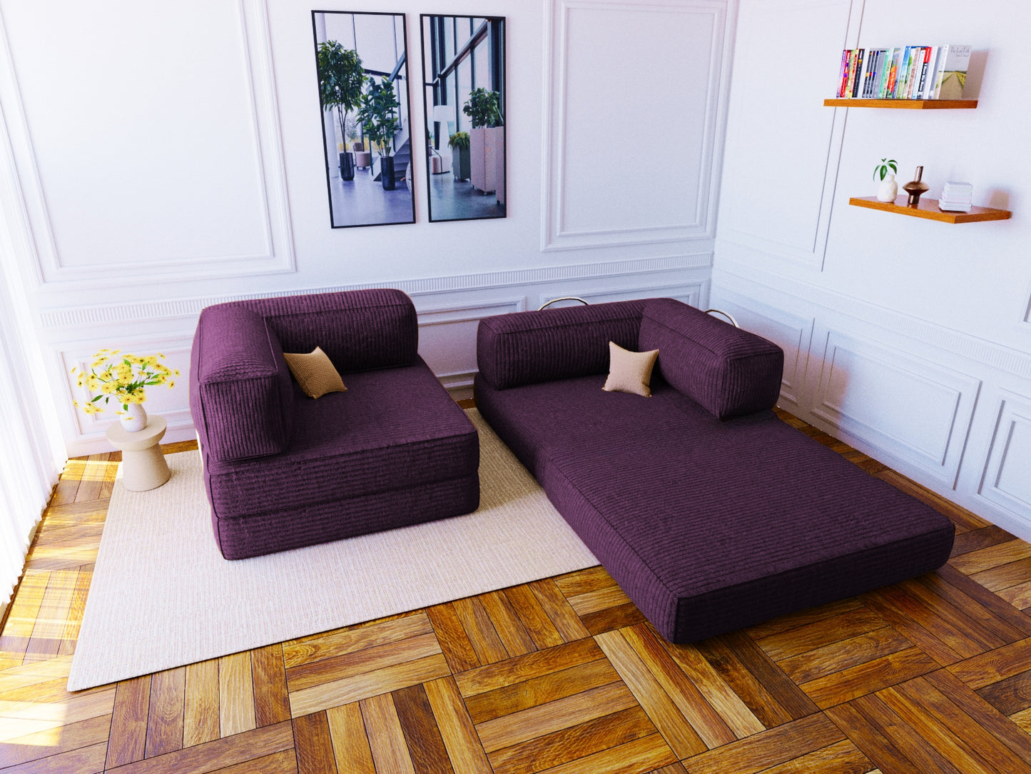 Convertible Floor Sofa